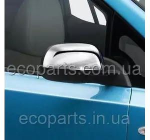 Хром накладки на зеркала для Nissan Leaf (10-17)